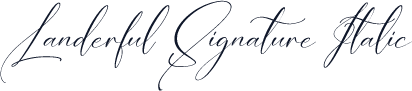 Landerful Signature Italic