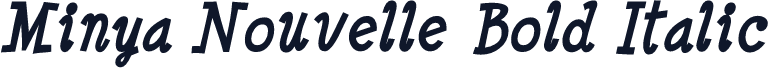 Minya Nouvelle Bold Italic