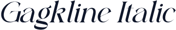 Gagkline Italic