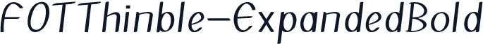 FOTThinble-ExpandedBold