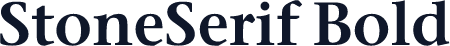 StoneSerif Bold