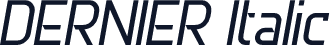 DERNIER Italic