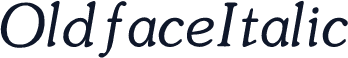 OldfaceItalic