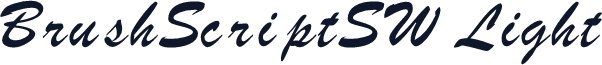 BrushScriptSW Light