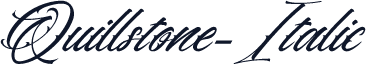 Quillstone-Italic