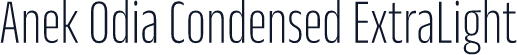 Anek Odia Condensed ExtraLight