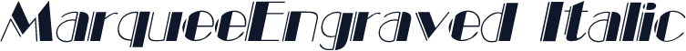 MarqueeEngraved Italic