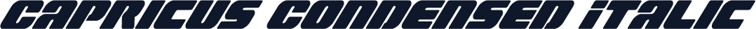 Capricus Condensed Italic