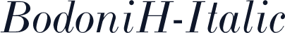 BodoniH-Italic