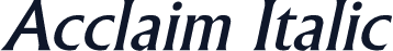 Acclaim Italic