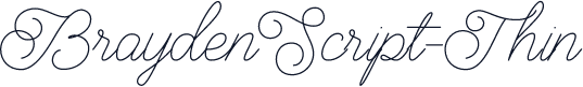 BraydenScript-Thin