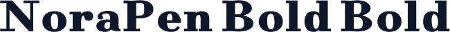 NoraPen Bold Bold