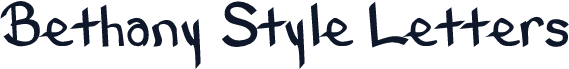 Bethany Style Letters