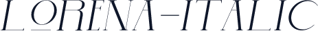 Lorena-Italic