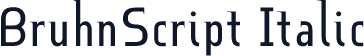 BruhnScript Italic