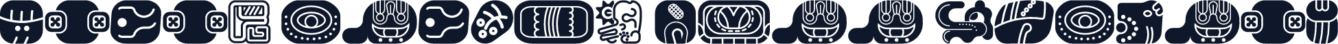 mayan glyphs fill Regular