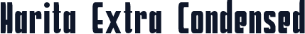 Harita Extra Condensed