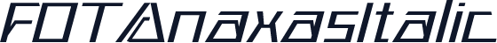 FOTAnaxasItalic