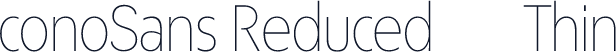 ÉconoSans Reduced 35 Thin