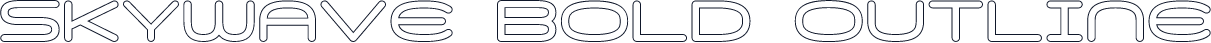 Skywave Bold Outline