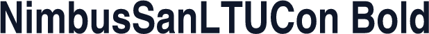 NimbusSanLTUCon Bold