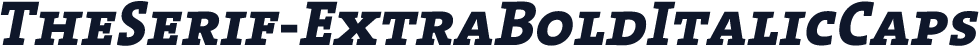 TheSerif-ExtraBoldItalicCaps