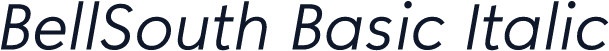 BellSouth Basic Italic