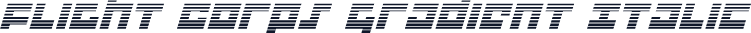 Flight Corps Gradient Italic