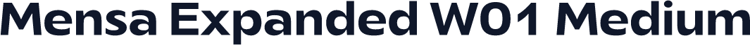 Mensa Expanded W01 Medium