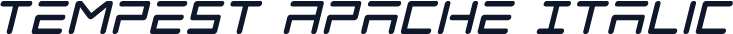 Tempest Apache Italic