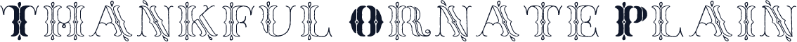 Thankful Ornate Plain