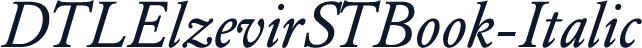DTLElzevirSTBook-Italic