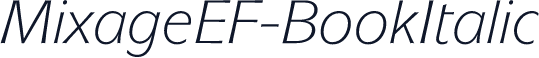 MixageEF-BookItalic