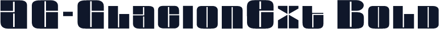 AG-GlacionExt Bold