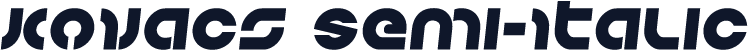 Kovacs Semi-Italic