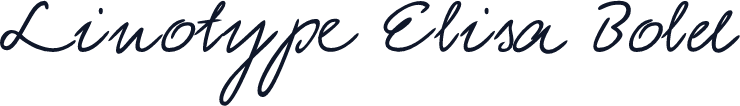 Linotype Elisa Bold