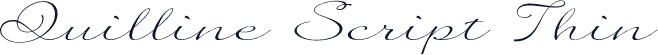 Quilline Script Thin