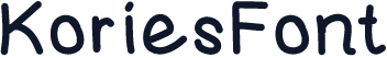 KoriesFont