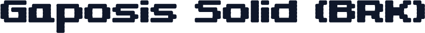 Gaposis Solid (BRK)