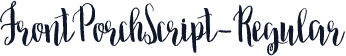 FrontPorchScript-Regular