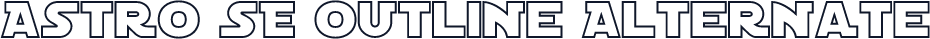 Astro SE Outline Alternate