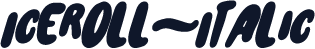 Iceroll-Italic