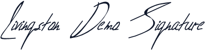 Livingston Demo Signature