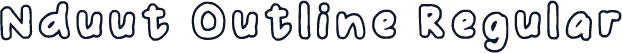Nduut Outline Regular