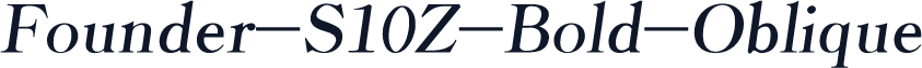Founder-S10Z-Bold-Oblique