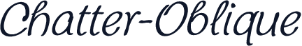 ☞Chatter-Oblique