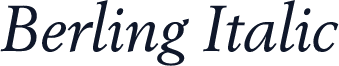 Berling Italic