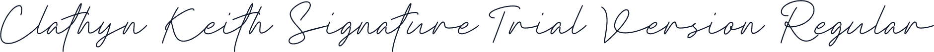 Clathyn Keith Signature-Trial Version Regular