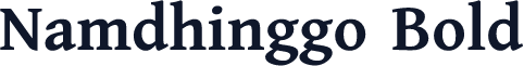 Namdhinggo Bold