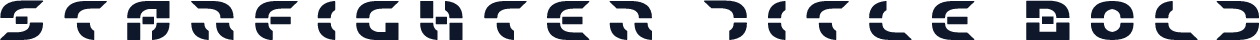Starfighter Title Bold